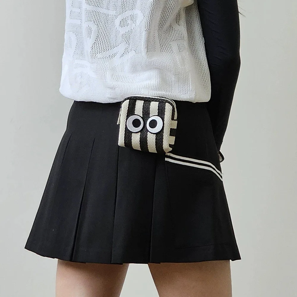 Sacs de Golf, sac de taille de Golf, grande capacité, petite poche pour balle, boucle rotative, multifonctionnel suspendu, pratique, cadeaux d'entraînement en toile