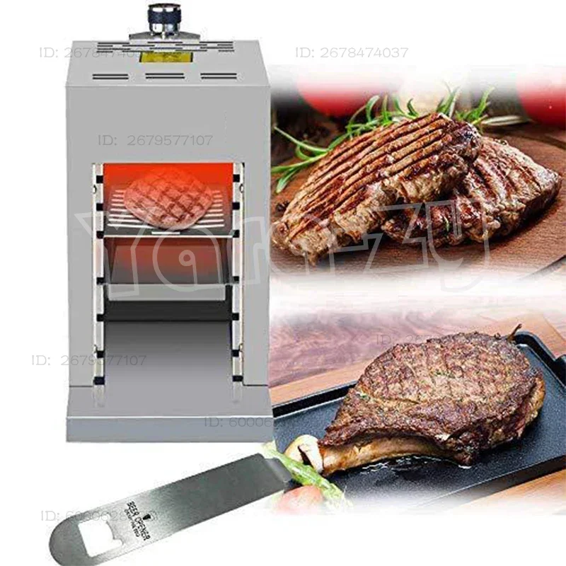 HK-SG001 Commercial Professional Gas Infrared Steak Grill 3500W Outdoor Camping Grill Stainless Steel Grill