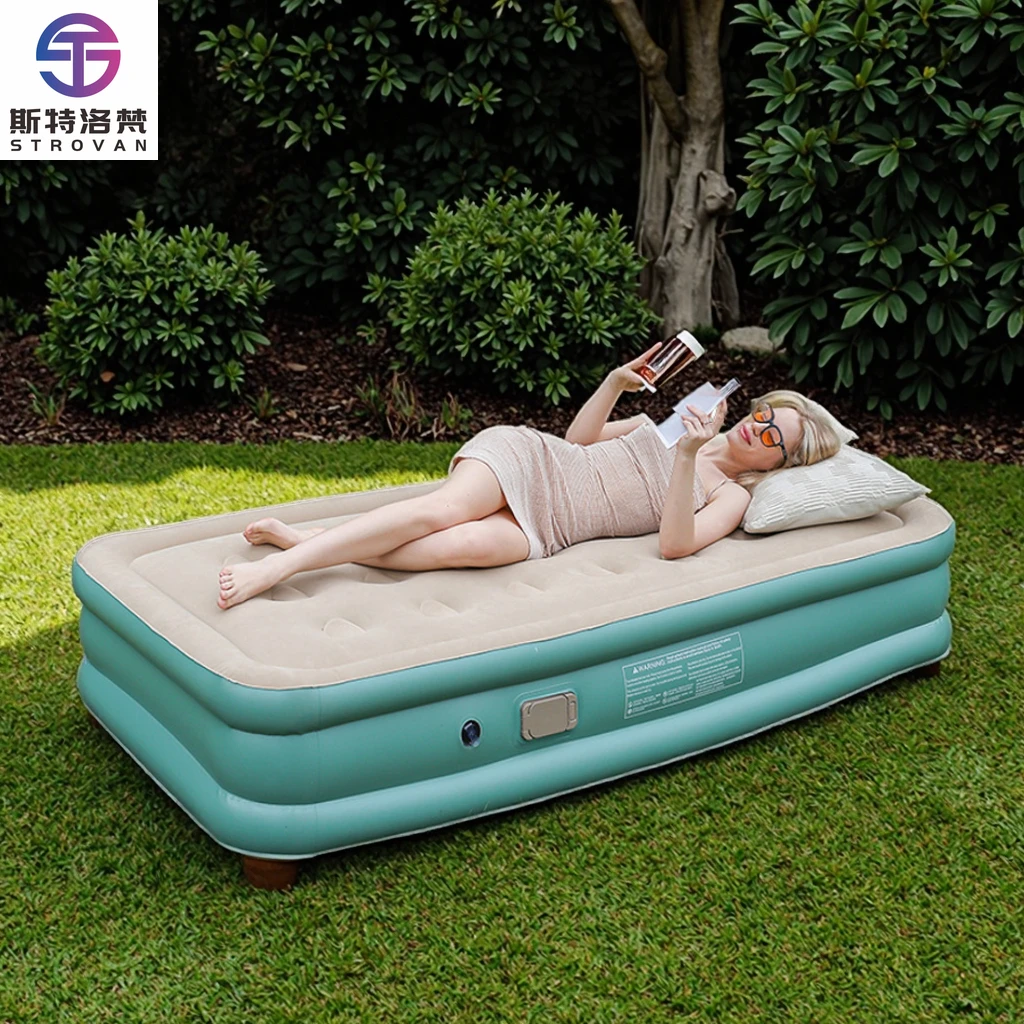 STLF WJW ポータブルインフレータブルエアベッド 快適な折りたたみ式アウトドア家具 家庭用またはキャンプ用