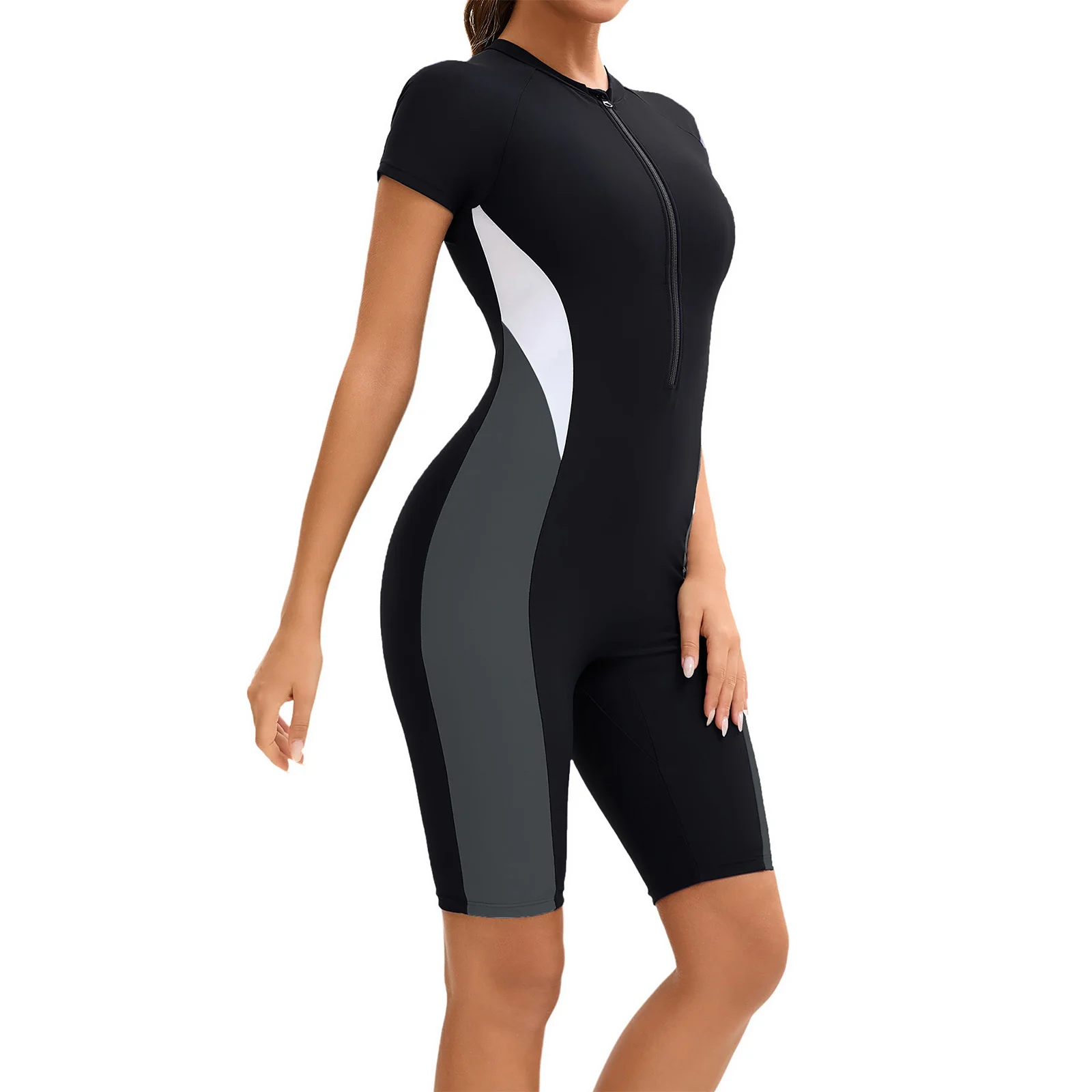 

Женский цельный купальник Rash Guard, цветной купальник для серфинга, пляжная одежда, купальный костюм, комбинезон для плавания, подводного плавания, дайвинга