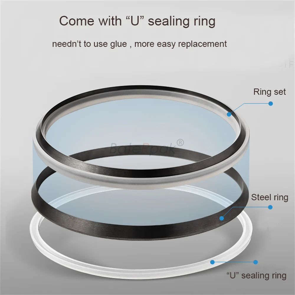 Winon Tampo 95x90x5.2mm/65x60x5.2mm BateRpak Pad Printing Machine spare part Ceramic ring, RJ1 tungsten steel ring with Sealing