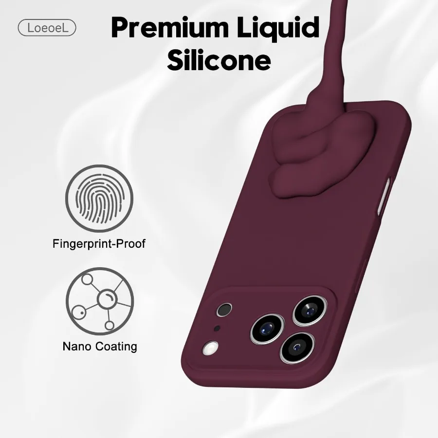 Capa ultrafina de gel de silicone macio para iPhone 17 Pro Max com design minimalista fosco TPU bonito feminino estético cor lisa