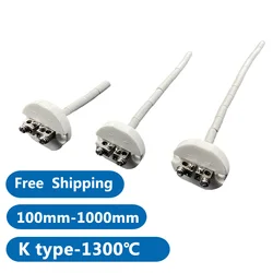 K type thermocouple inner core horse boiling furnace heat supply thermocouple wire WRN1300℃ ceramic bead core Temperature sensor