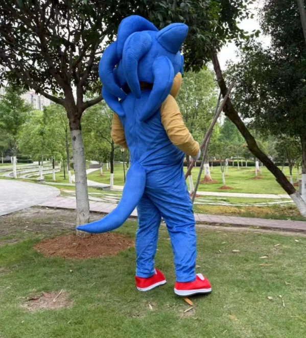 

Cosplay Sonics Mascot Costume Advertising ceremony Fancy Dress Party Animal carnival anmie stage perform shows surprise props