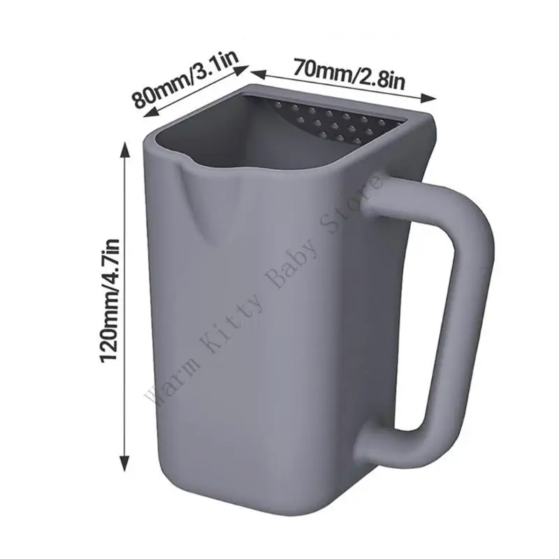 XXFE Baby Silicone Shampoo Cup Soft Fit Design Untuk Bilas Waktu Mandi Lembut