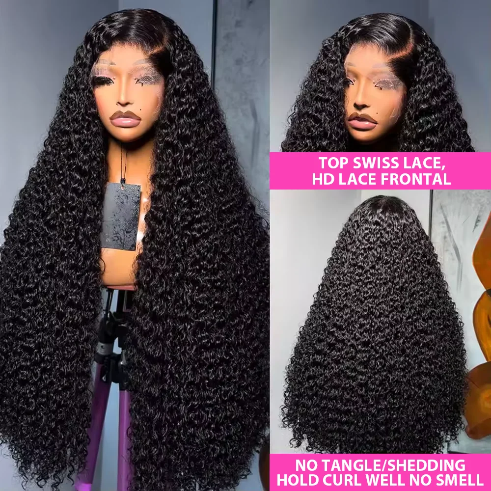 13x6 Body Wave Lace Front Wigs 100%  Human Hair Wig 40inch13x4 Pre Plucked Human Hair Wigs 250 Density  Body Wave  5x5 Ready to Go HD Lace Glueless Wigs for Women Natural Black Brazilian image 5