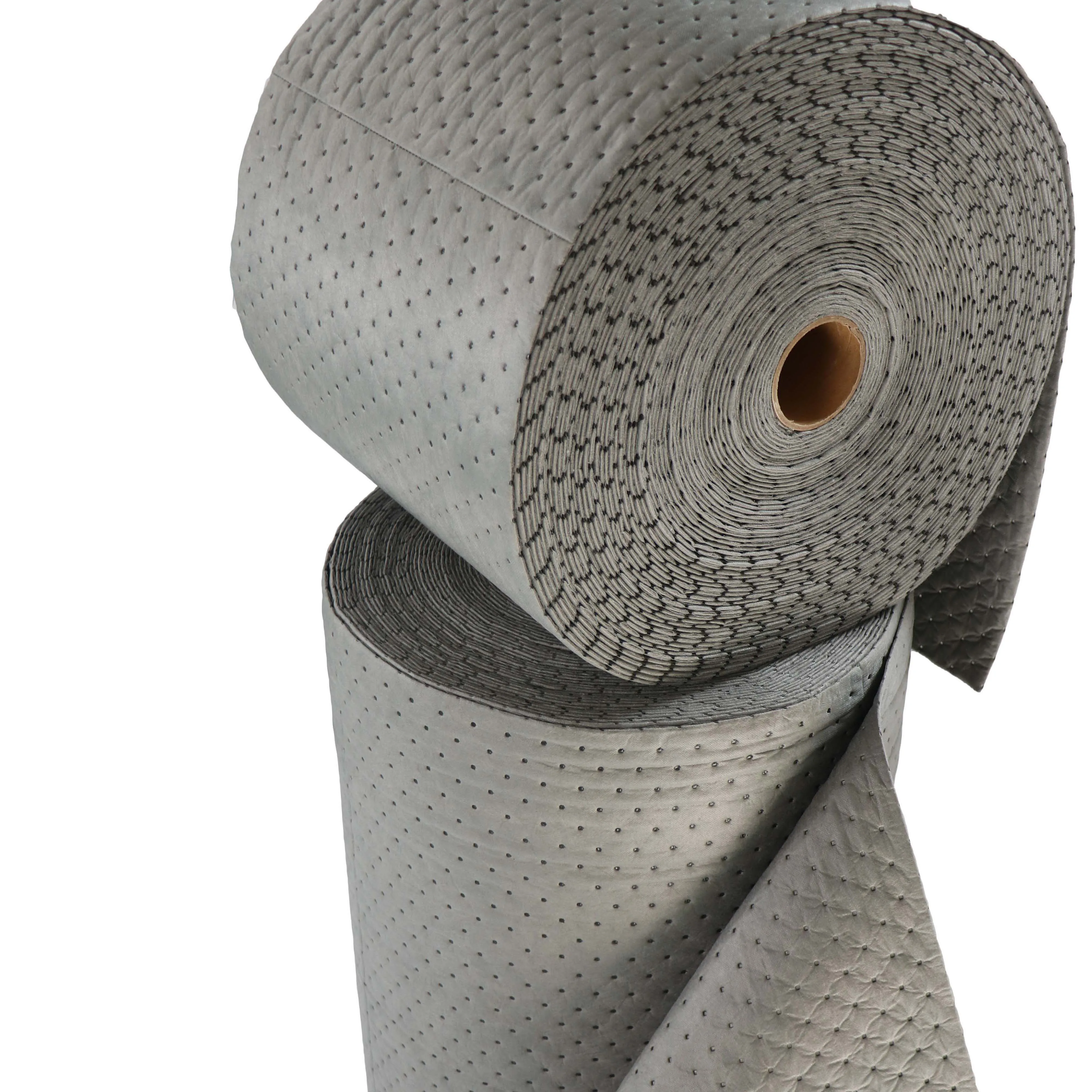 Rotolo assorbente universale ecologico Sacchetto per olio industriale Soluzione di pulizia per il controllo delle fuoriuscite Tampone multiuso per l'ambiente