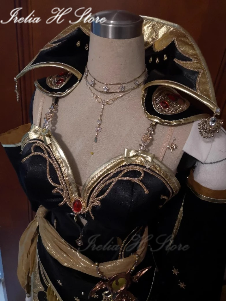 Irelia H Store Custom size made Moonward FF14 Cosplay Final Fantasy XIV Moonward Cosplay Costume dress female image 2