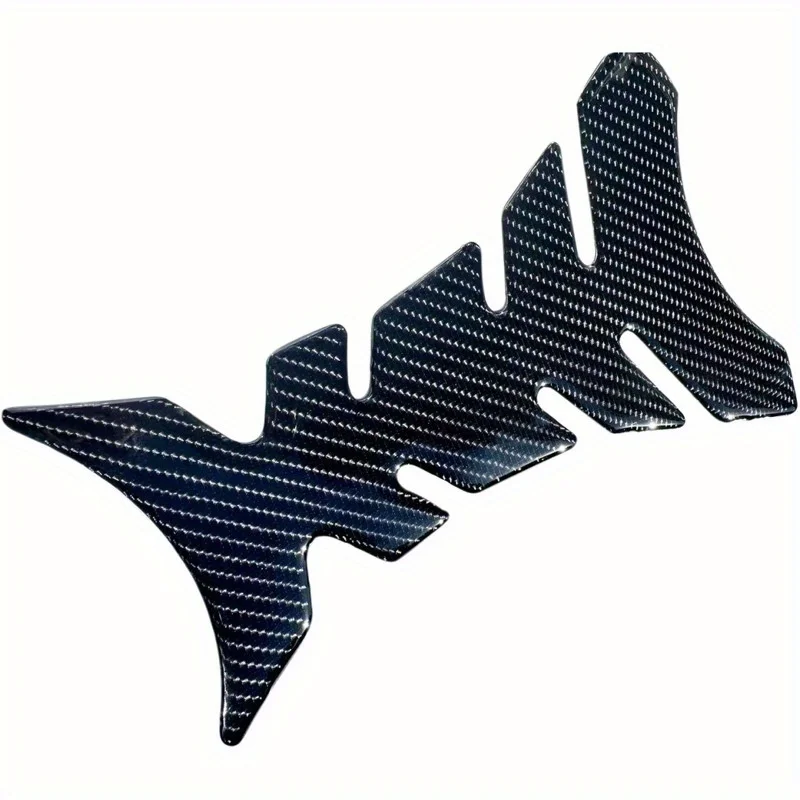Motorcycle Universal 3D Carbon Fiber Gel Gas Fuel Tank Pad Protector Sticker for Suzuki Honda Yamaha Rubber Decal image 4