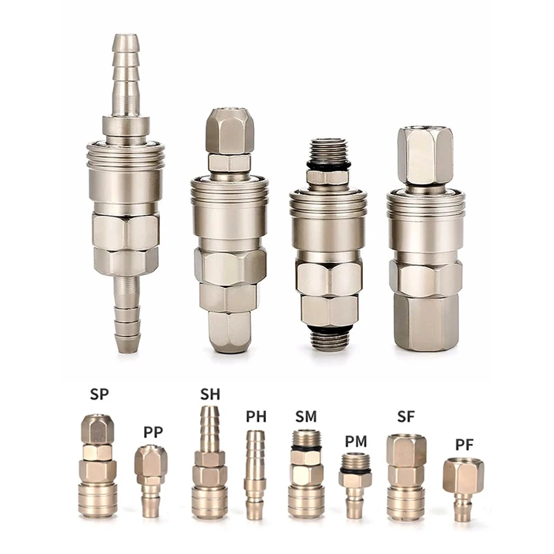 

20/30/40 SP PP SM PM SH PH SF C-Type Couplers Self-Lock Pneumatic Fitting Coupling Compressor Accessories Quick Release Fitting