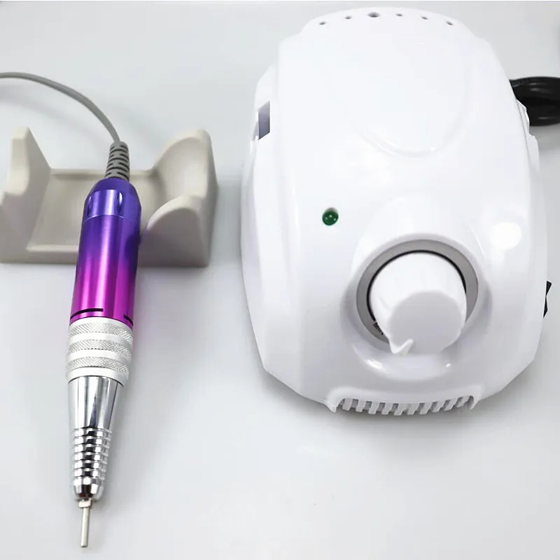 جديد PRO XII مقبض 35K/40K مثقاب أظافر كهربائي قوي 210 مايكرو موتور ماكينة الطحن لمسمار أدوات الرسم #4