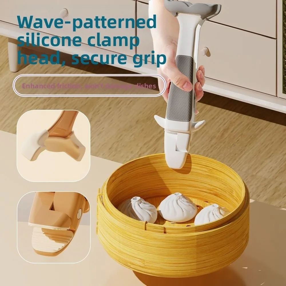 

Whale Shape Anti Scalding Clip 2in1 Silicone Handle Anti-hot Bowl Plate Clips Non-Slip Heat-Resistant Pot Holder Clamp