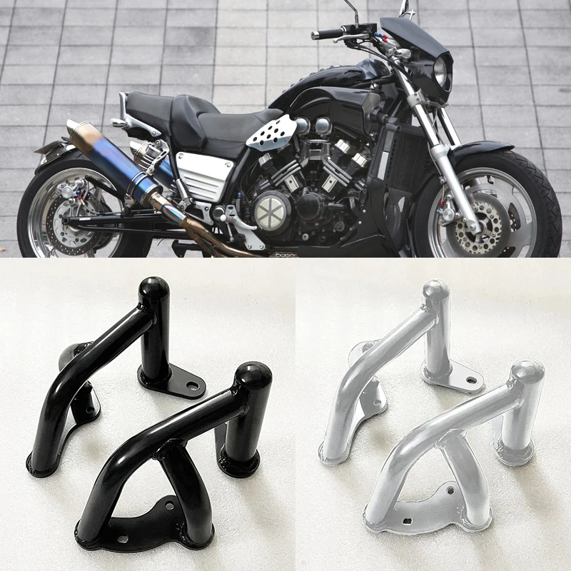 Fit For YAMAHA V-MAX1200 1991-2007 VMAX 1200 Motorcycle Engine Guard Crash Protector Bar Frosted Black Body Bumper Anti Drop