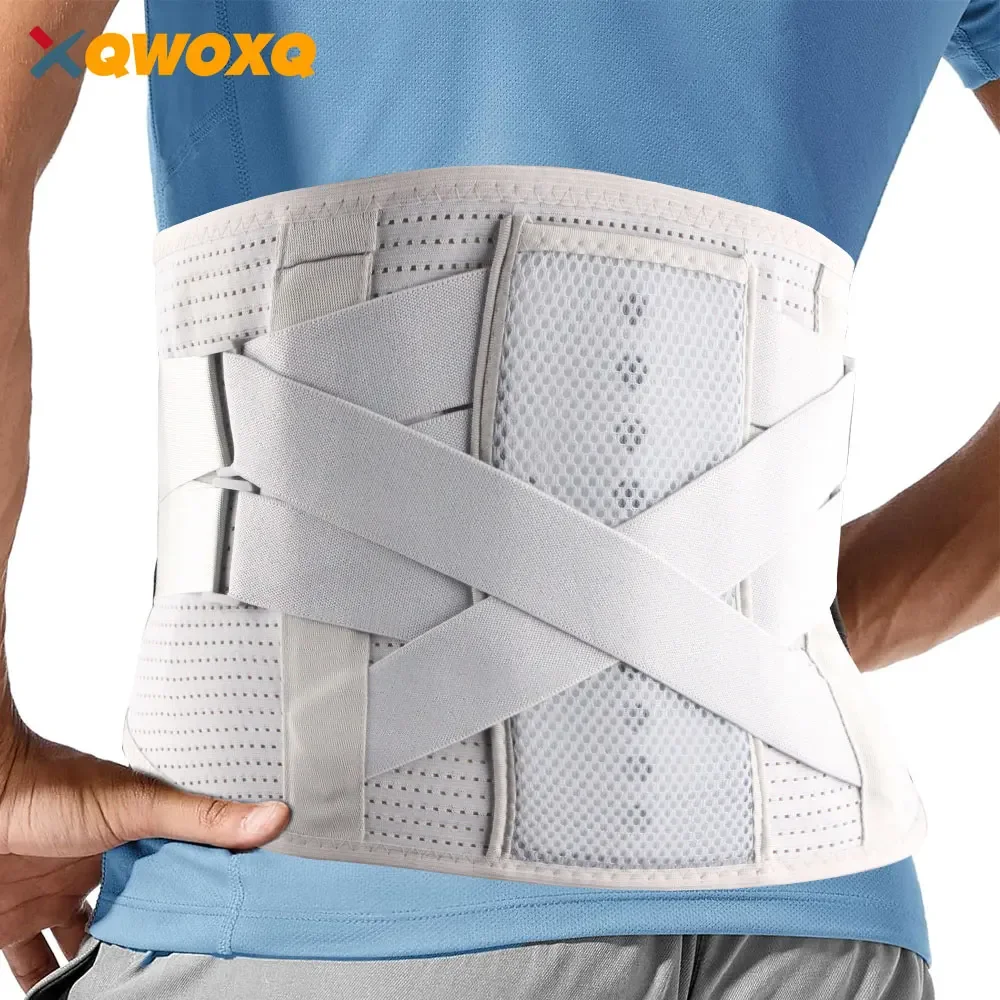 New Lumbar Support Belt Disc Herniation Orthopedic Strain Pain Relief Corset for Back Posture Spine Decompression Brace, Unisex