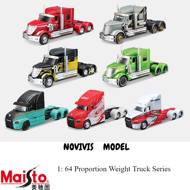 

Maisto 1:34 Mack Lone Star Alloy Truck Model - Official Licensed Die-Cast Semi Trailer Toy for Boys & Collectors Gift