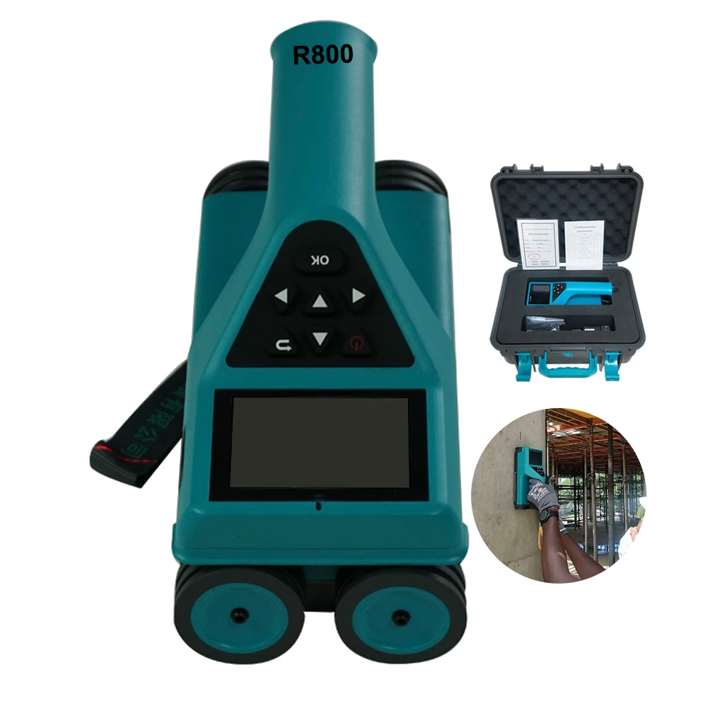 

Custom Logo High Precision Portable Concrete Ferro Wall Scanner Profoscope Locator R800 Integrated Rebar Detector