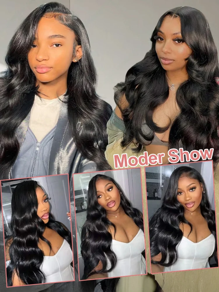 Body Wave Hd Lace Front Pruiken 36 40 Inch 13x4 Hd Transparant Kant Frontale Pruiken Menselijk haar 13x6 Pre Geplukt Pruiken Braziliaans haar