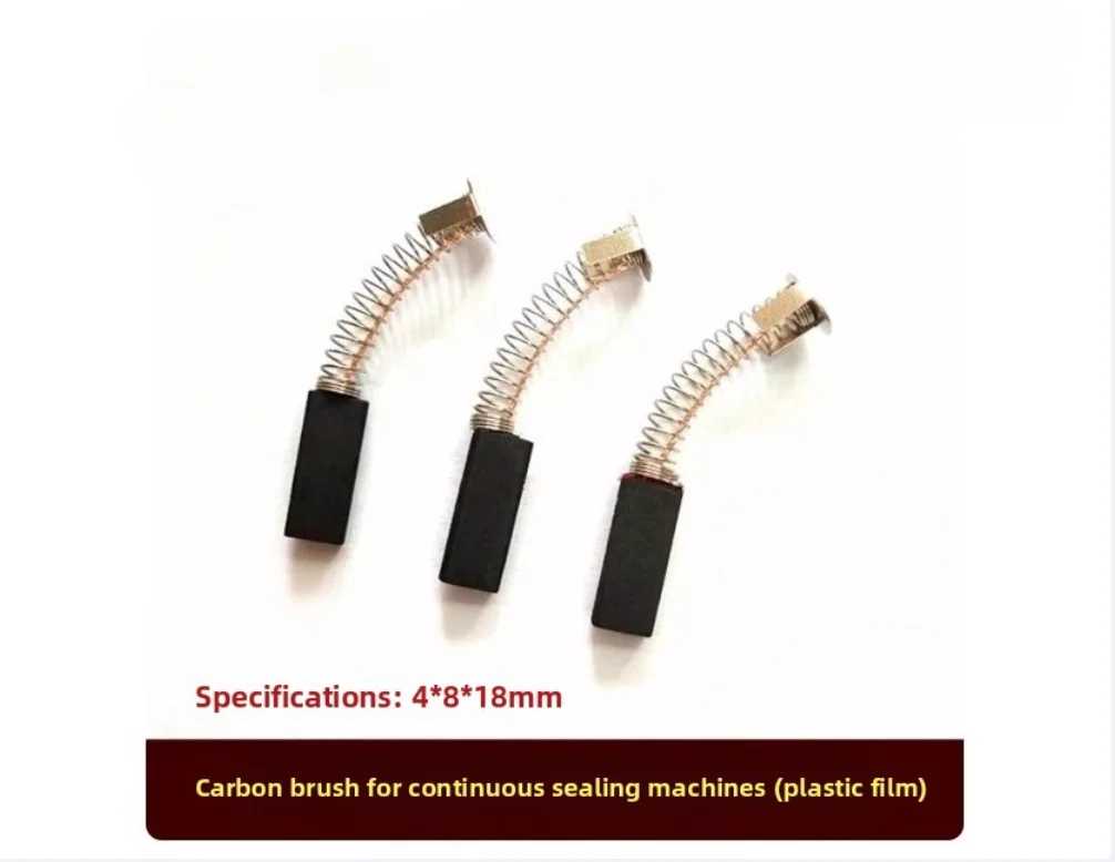 FR-900 Plastic Film Continuous Sealing Machine / Sealing Machine Carbon Brush / Motor ZD-60 Carbon Brush Specification 4*8*18mm