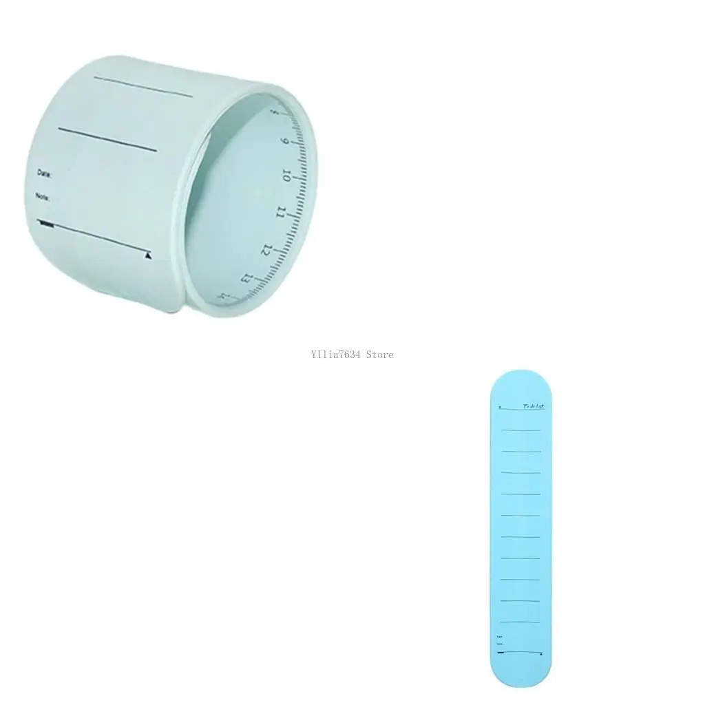 

Wearable Nurse Notepad Wristbands Reusable Silicone Memo Wrist Band Slap Bracelets Slap Wrist Strap Reminder Bracelet
