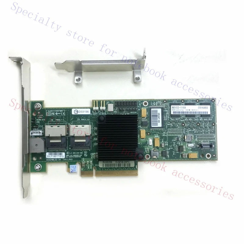 AAA+ FOR LSI00187 LSI MegaRAID PCI-e SATA/SAS Raid Controller 8708EM2 256MB RAID0/1/10