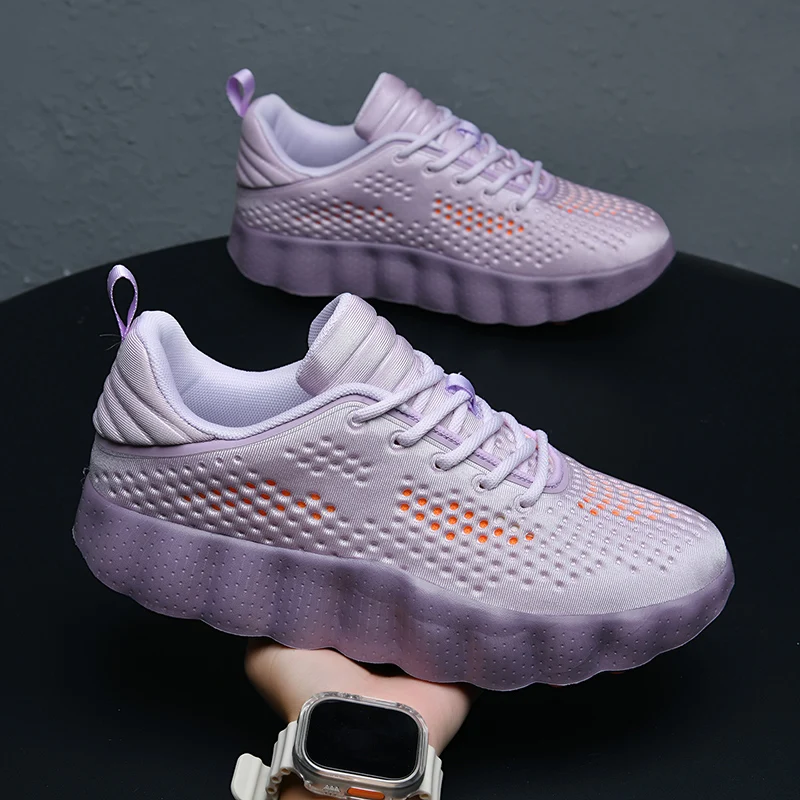 Light Mens Summer Sport Sneakers Breathable Air Mesh Slip Resist Casual Outdoor Jogging Daily Comfort Footwear