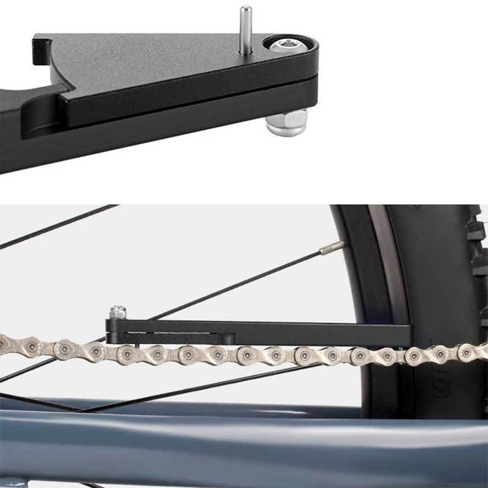 مؤشر ارتداء سلسلة الدراجة مقياس سبائك الألومنيوم لتحليل ارتداء السلسلة الدقيقة والصيانة الوقائية لتمديد عمر السلسلة