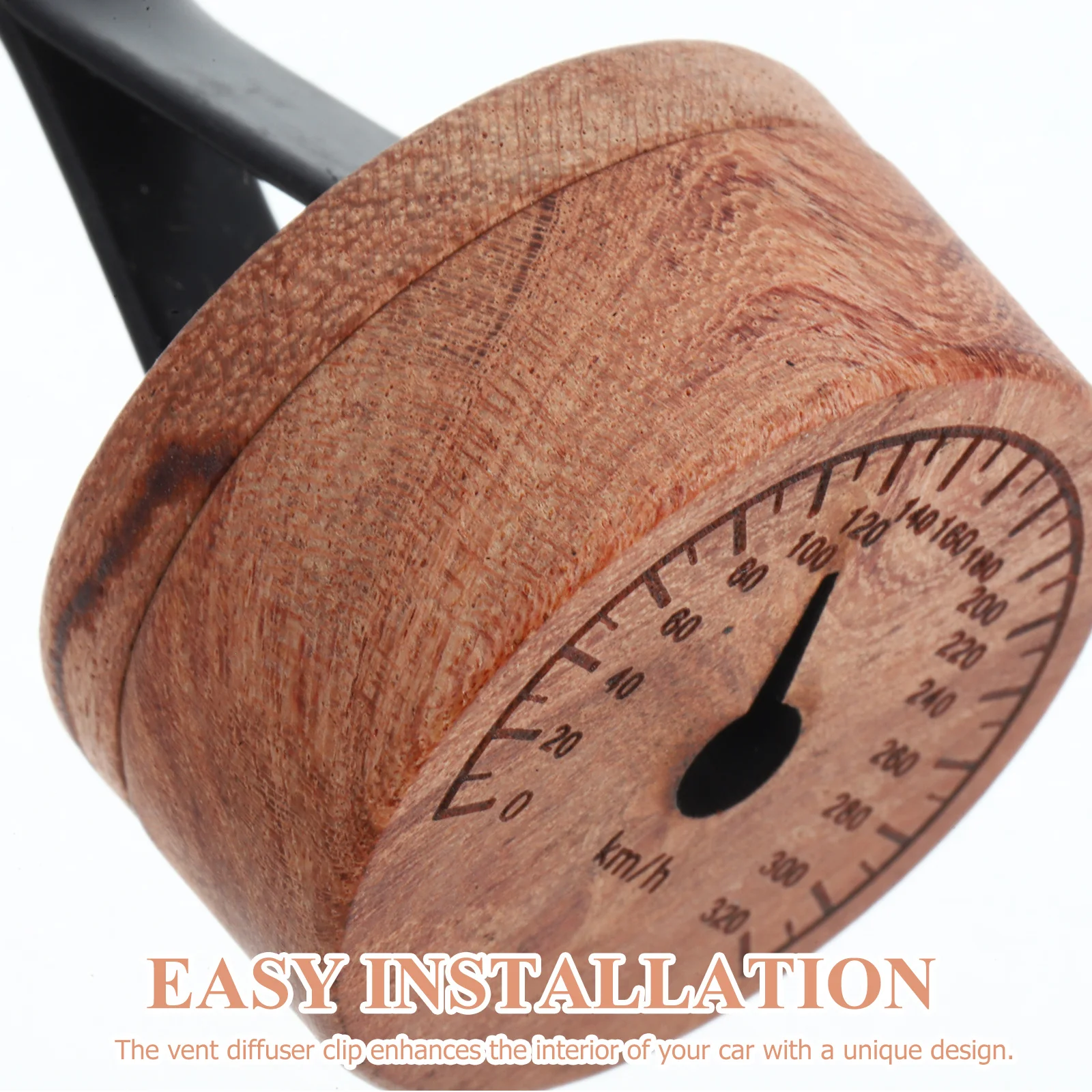 

Creative Vent Diffuser Aroma Air Freshener Long-Lasting Fragrance Wooden Design Easy Installation Interior Decoration Outlet