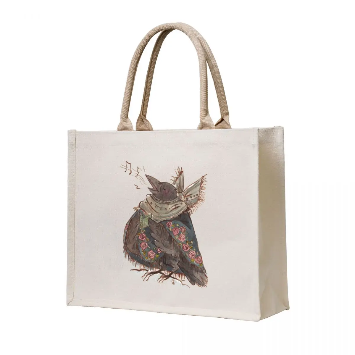 singing crow Tote Bag sacs de shopping tote bag woman Big bag