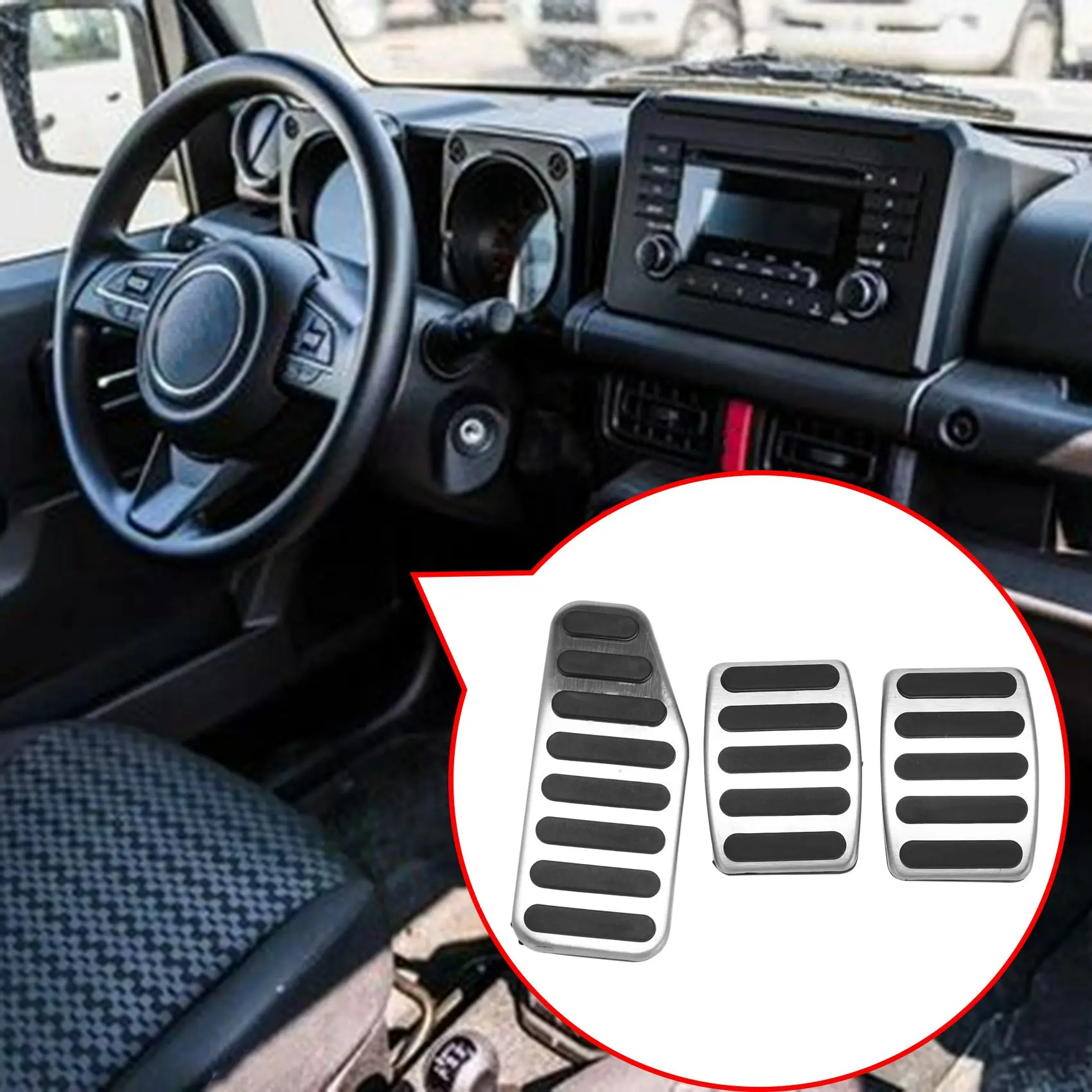 

Foot Pedal For Jimny MT Model Car Gas Brake Pedal Cover For Jimny 2019 2020 Accessories