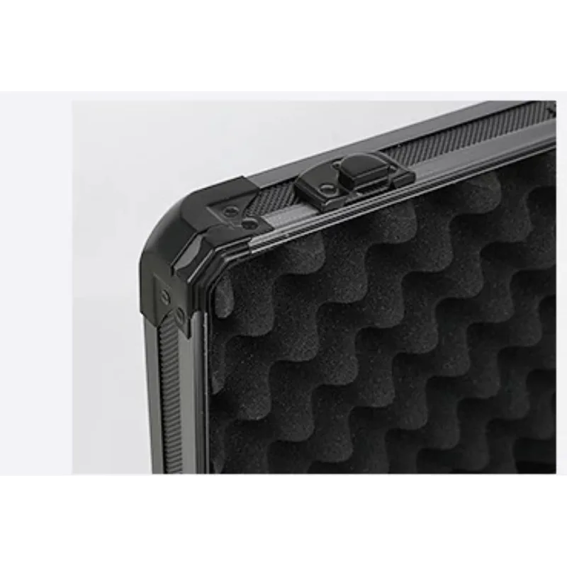 Aluminum frame Portable High waterproof and shockproof Storage Box for Tools Instrument Equipment and Family Documents