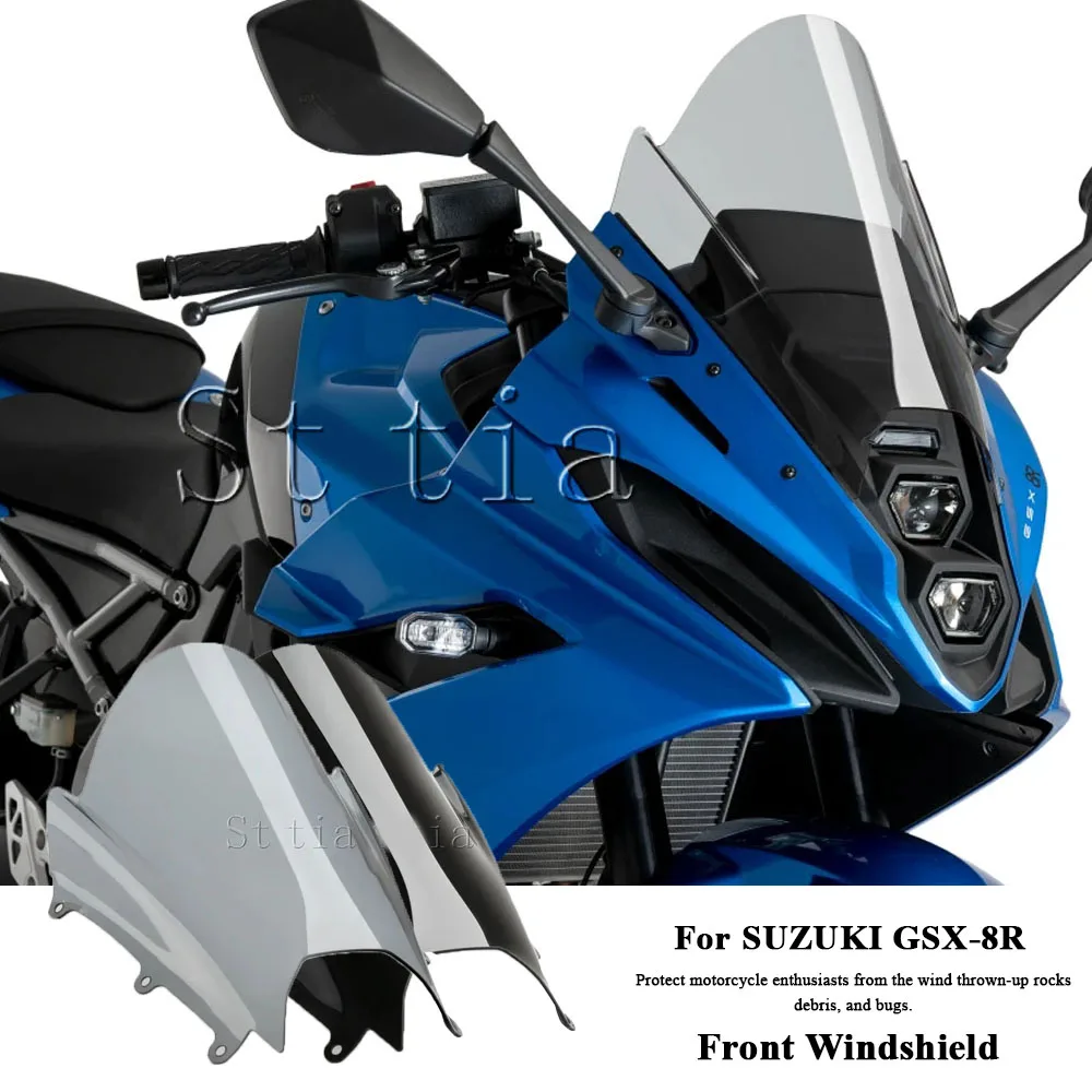 

For SUZUKI GSX-8R GSX 8R GSX8R 2024 2025 New Motorcycle Windshield Windscreen Screen Protector Fairing Deflector Wind Deflector