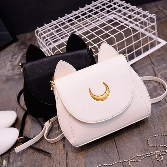 New Summer Sailor Moon Same Women's Bag Cute Kitten Bag One Shoulder Oblique Span Small Bag Trendy Women