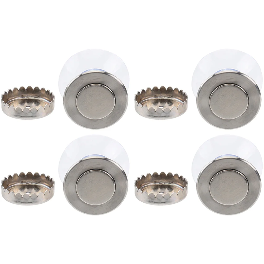 

4 Set Tray No Punching Magnetic Soap Holder Wall Hanger Stainless Steel 304 Parts