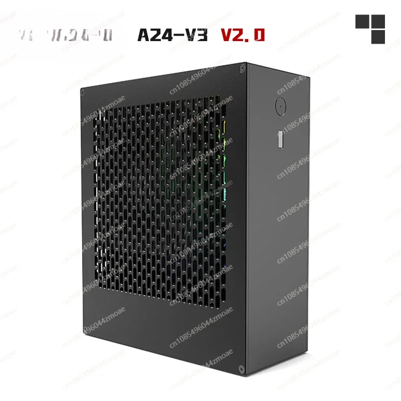 4-Liter mini A24-V3 2.0 nuclear display 1u power supply itx chassis, all aluminum alloy