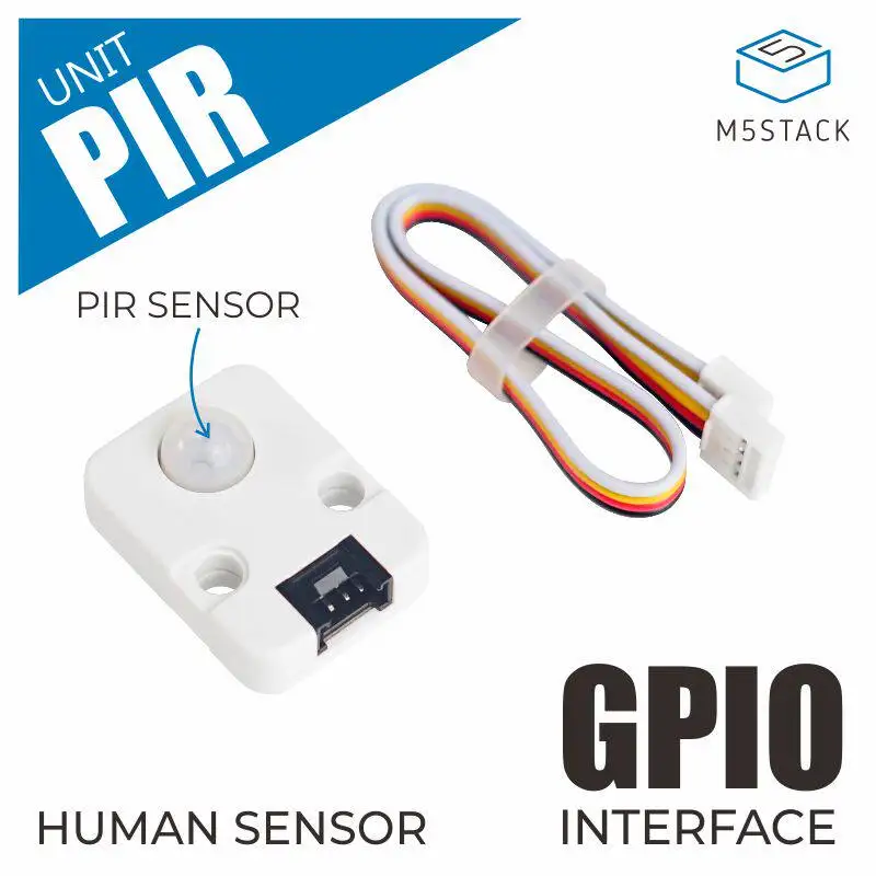 M5Stack Official PIR Human Body Infrared Sensor Passive Thermally Emitted Infrared Detector for Security And Automation