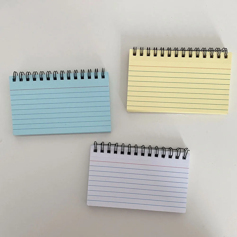 

6Pcs Colored Spiral Pocket Notepads Compact Memo Pads Small Notebook Multi-Function Planning Pads Recording Notes