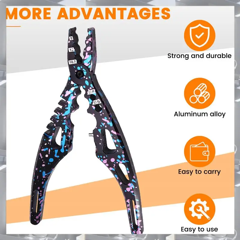 A84F-Professional Multi Tool Metal Clamp Shock Pliers Ball Head Clip For RC 1/8 1/10 1/14 RC Car Crawler