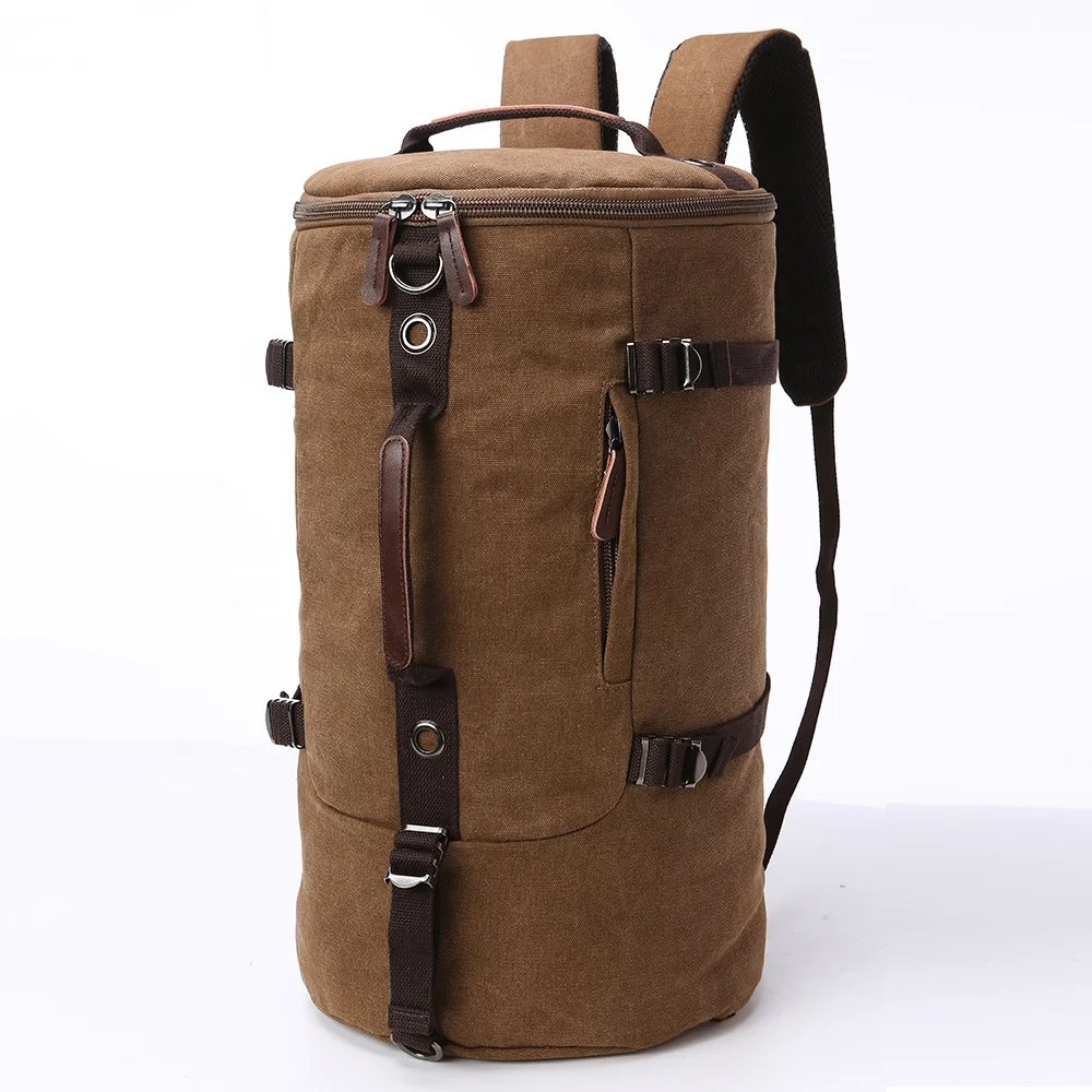 Fashion Canvas Handbag Men Women Carry On Travel Luggage Bag Outdoor Duffel Bag Casual Large Capacity Weekend Shoulder Bag