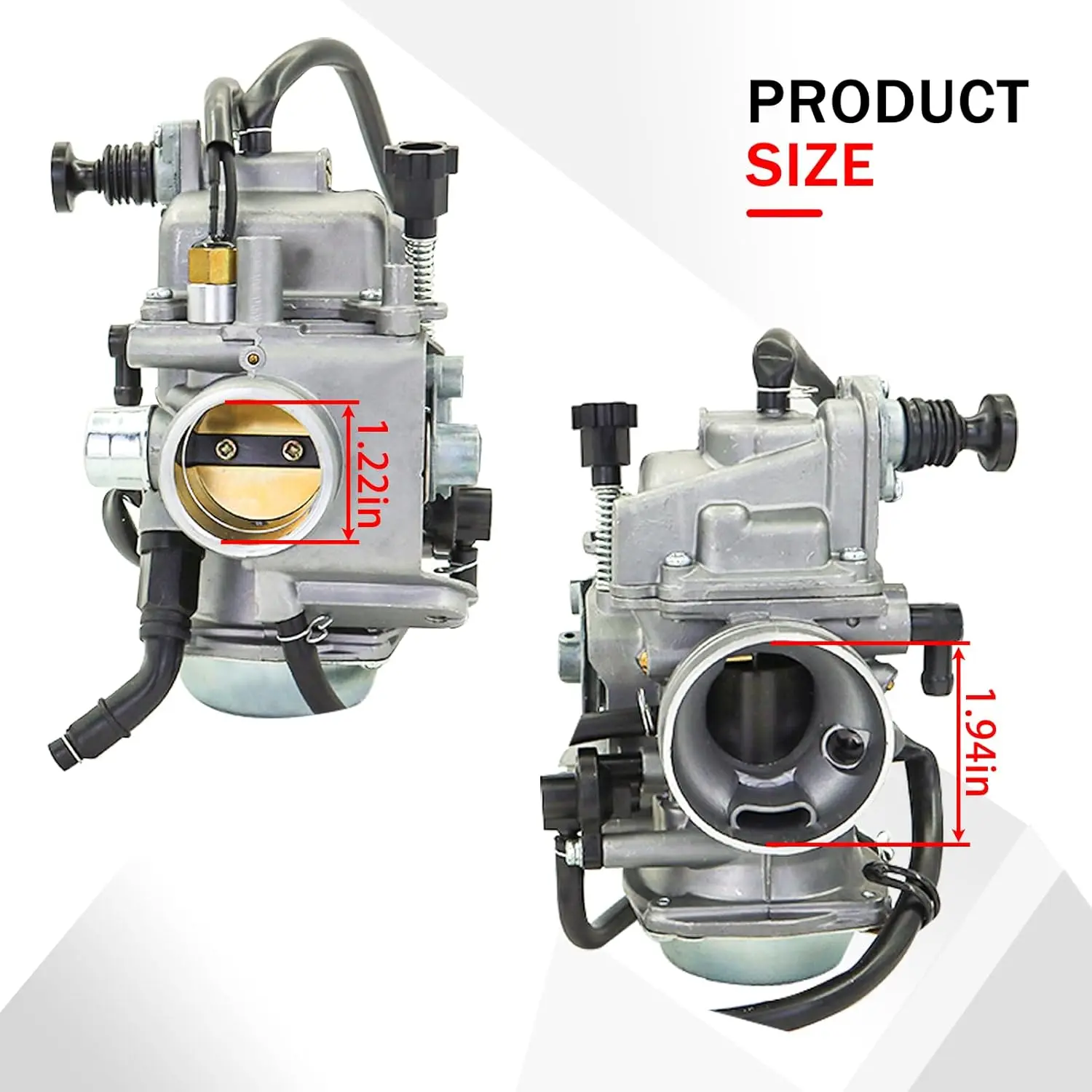 Rancher 350 Carburetor for Honda TRX350 TRX350ES TRX350FE TRX350FM TRX350TE TRX350TM Carb ATV 2000-2006 with Part Air filter& Oi