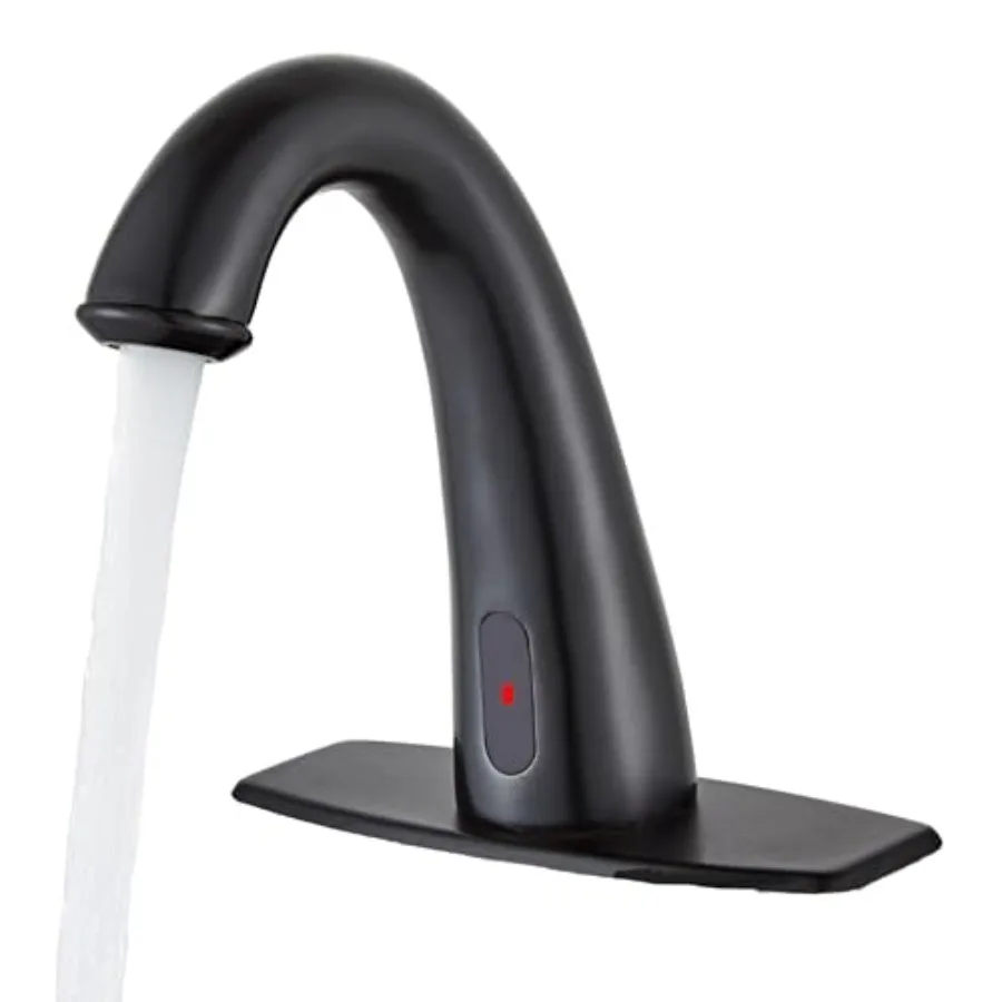 

Automatic Touchless Bathroom Faucet Motion Sensor Activated Commercial Basin Sink Vantiy Hands Free Auto Off Infrared Mixer wit