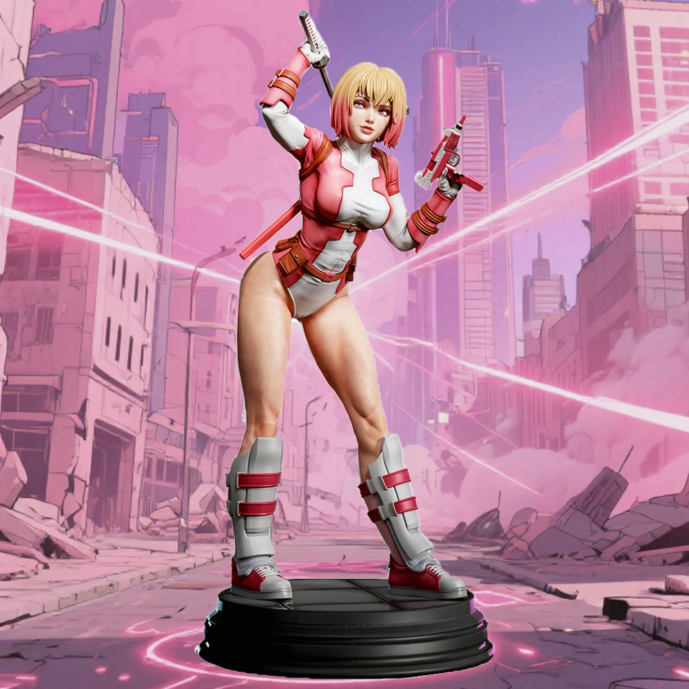 

1:18 Quirk Sage Miniatures | High-Detail 3D Resin Kit | Unpainted Meta-Hero Collectible A983