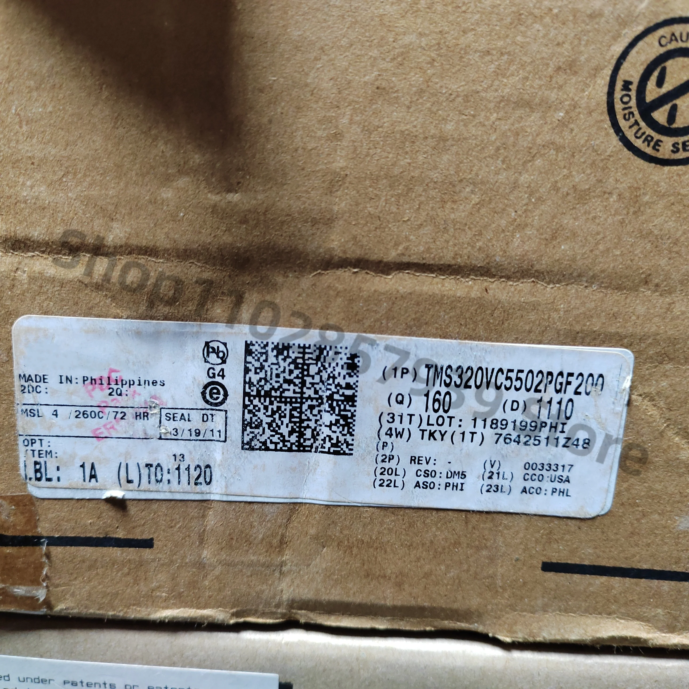 

2 шт./лот TMS320VC5502PGF200 QFP176 оригинальный цифровой сигнальный процессор