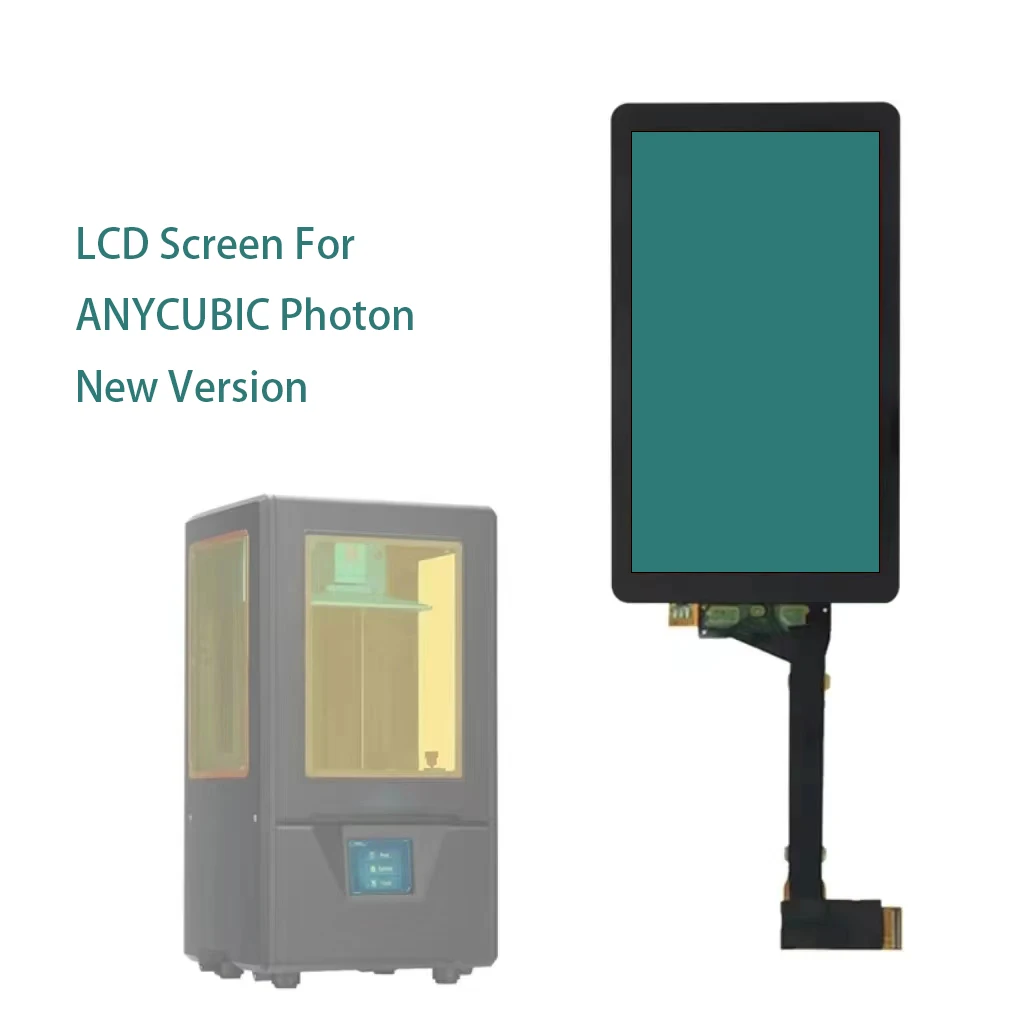 Screen For ANYCUBIC Photon 3D Printer 5.5 inch 2K Screen With Glass LS055R1SX03 Light Curing Screen No Backlight （New Version）