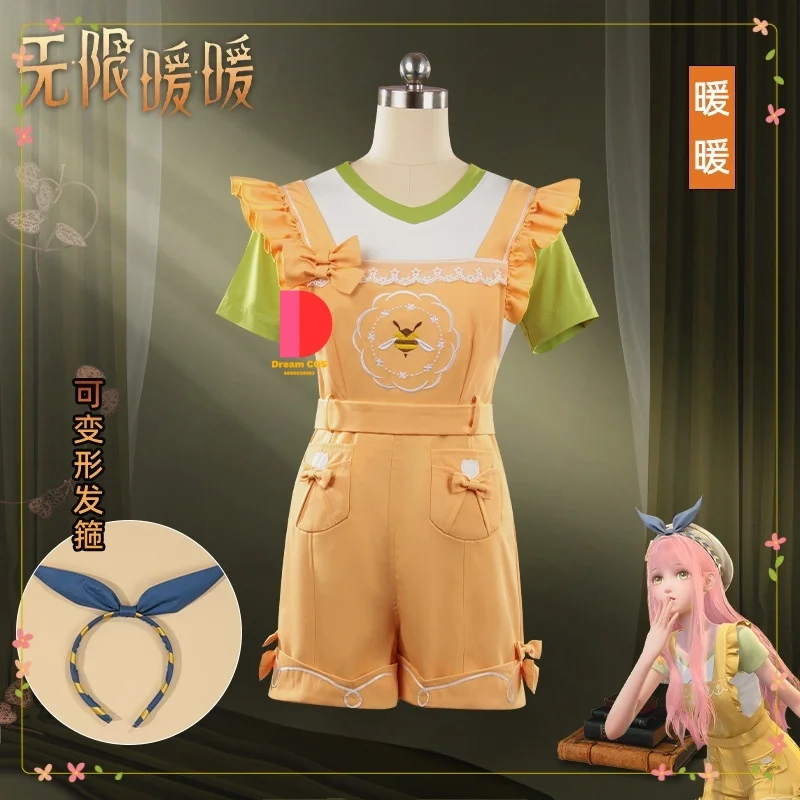 

Infinite Nikki Open World Yellow Overalls Dress-up in Games Cosplay Costume Cute tight Role-play Anime-style Games for Woman