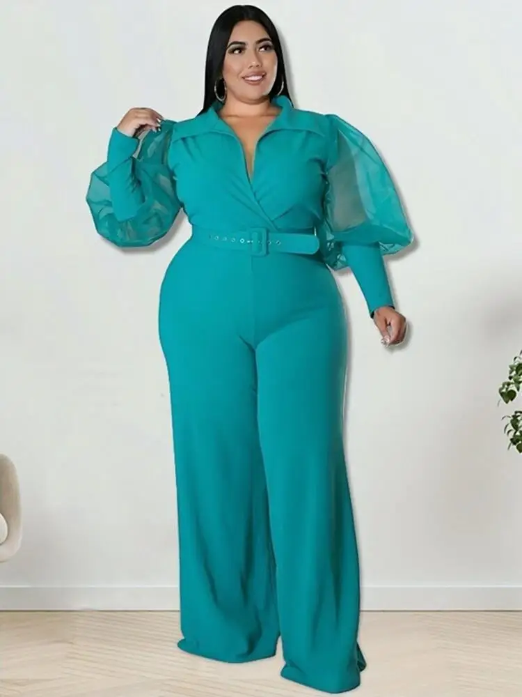 Woman Jumpsuit Chic and Elegant One Piece Ladies Large Size Clothes Plus Size Female Jumpsuit Wholesale Bulk Dropshipping