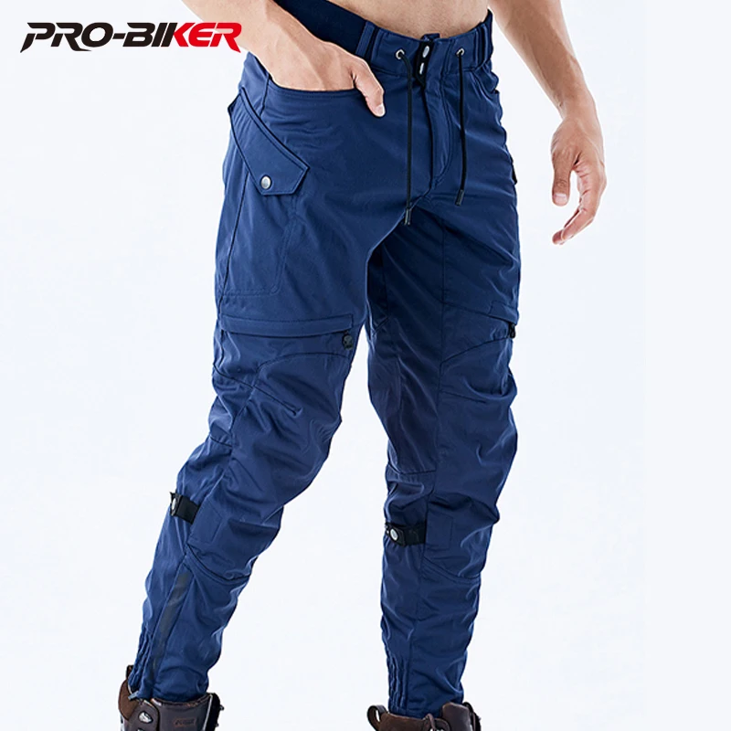 

Motorcycle Riding Pants Comfortable And Breathable Men's Motorcycle Slacks Wear Resistant Cycling Pants Scratch Proof Summer