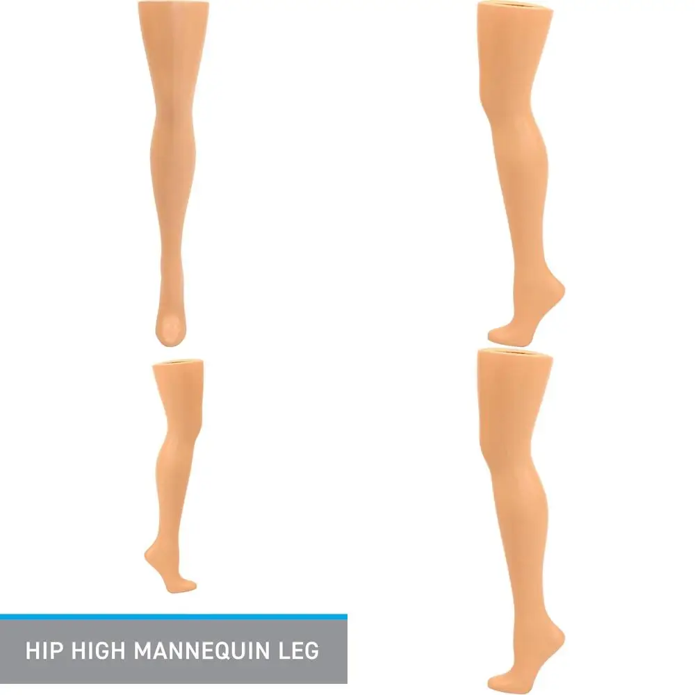 

Female Plastic Hip High Mannequin Leg with Heel, 29.75 Tall, Standing Model