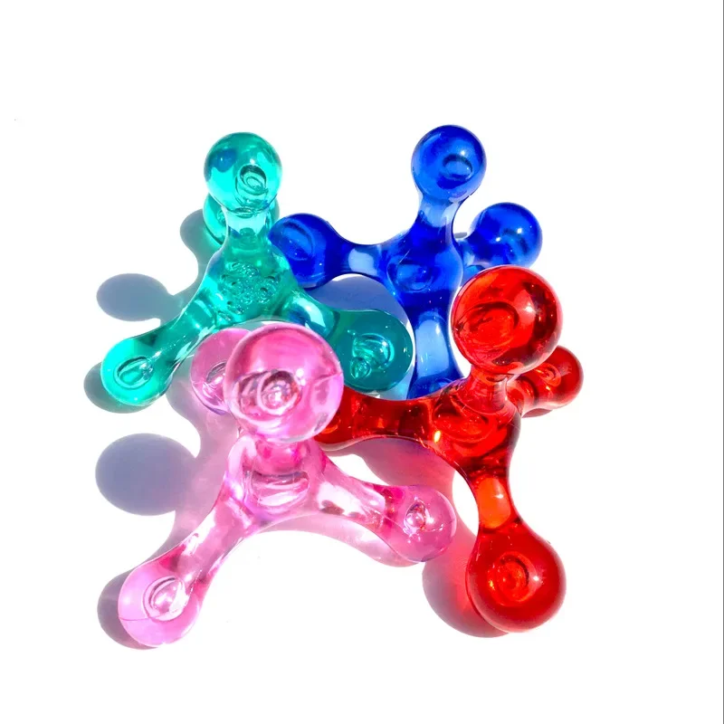 

Useful 4 Balls Mini Manual Massager Arm Back Leg Head Foot Acupuncture Point Massager Tools Relaxation Eliminate Oedema Fat