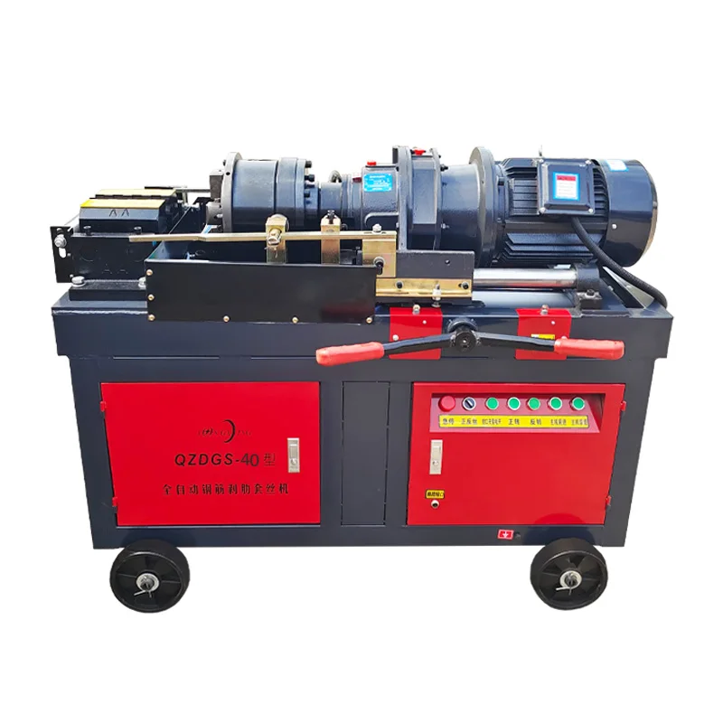 

Type 40 steel bar straight thread rolling machine Automatic steel bar threading machine Electric numerical control steel bar rib