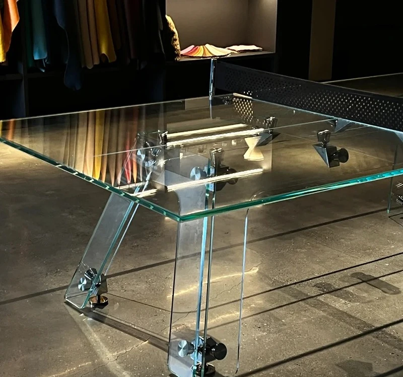 Glass Ball Table High-end Villa Household Italian Light Luxury Standard Size Entertainment Platform